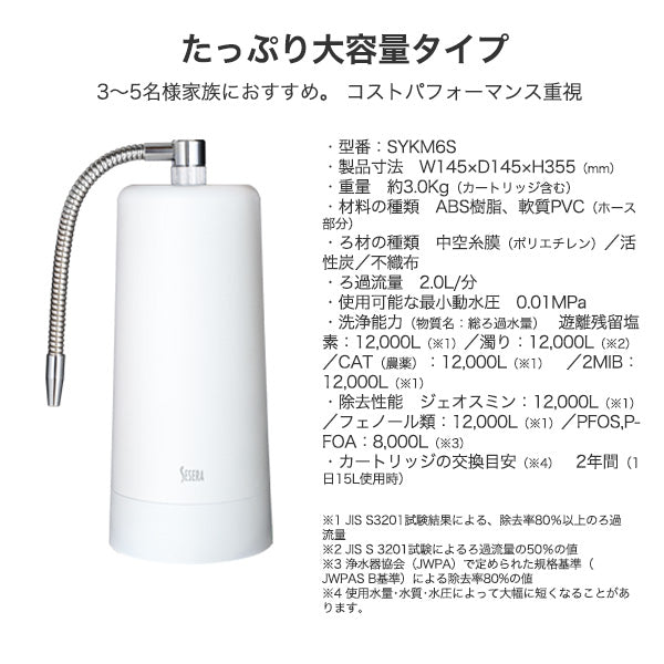 防災用浄水器  SESERA